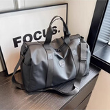 旅行包男士健身包大容量手提包行李袋女短途出差运动游泳干湿分离 灰色【可套行李箱】干湿分离鞋仓 多隔层大容量