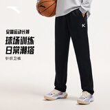 安踏6D裤丨运动长裤卫裤男KT汤普森秋季针织长裤亲肤休闲平口直筒裤子