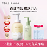 半亩花田（Little Dream Garden） 去角质啫喱清洁毛孔脸部去角质面部果酸洗面奶洁面男女士 【清洁cp】慕斯300g+啫喱150g