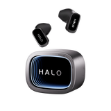漫步者花再Halo Buds 半入耳潮玩蓝牙耳机 赛博深渊灯效 蓝牙6.0 41h超长续航 适用苹果华为小米 破界黑