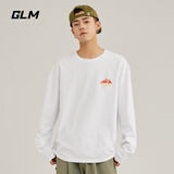 GLM纯棉长袖t恤男春秋款体恤内搭宽松大码男装男士打底衫上衣
