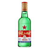 红星二锅头 绿瓶大二 清香型纯粮白酒 北京特产 自饮口粮节日送礼 56度 500mL 1瓶 绿瓶大二 单瓶装