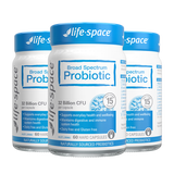 Life Space益倍适成人广谱益生菌胶囊320亿高活性60粒*3瓶