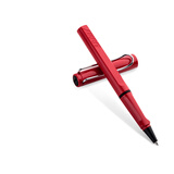 凌美（LAMY）签字笔宝珠笔 圆珠笔 生日节日礼物学生成人练字文具 德国进口 狩猎系列 红色 蓝色笔芯0.7mm