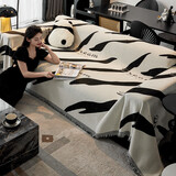 柠檬树（Lemon Tree）轻奢高级感沙发盖布巾全包 沙发垫套罩四季通用2025新款防猫抓罩 曼奢-流沙 180cm*280cm