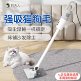 韩夫人（HanFuRen）无线吸尘器家用大吸力大功率手持立式轻音除尘机吸宠物猫毛神器地毯无绳车载小型吸拖一体机 灰白色无线款【吸拖一体】