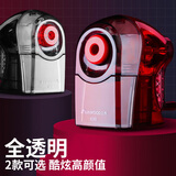 三木（SUNWOOD）全透明卷笔刀/转笔刀/铅笔刀 手摇铅笔机/削笔机/削笔器自动进铅可调节粗细 黑色 X30