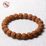 巧品高端猴头手串男士全品手工原籽橄榄核核桃文玩绕指柔光珠 毕业级龙蛇之变猴头手串10-11mm