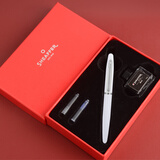 sheaffer钢笔 VFM系列 书法练字墨水笔 商务办公签字笔 珍珠白亮漆F尖