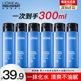 欧莱雅（LOREAL）男士爽肤水护肤品水能保湿酷爽水凝露水乳须后水补水保湿水控油 补水保湿水凝露50ml*6