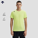 迪桑特（DESCENTE）TRAINING系列综训男士TOUGH面料短袖针织衫T恤 LM-青柠色 XL (180/100A)