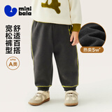 迷你巴拉【蹦蹦裤】男女童裤子宝宝秋棉弹卫裤运动裤长裤2025新品