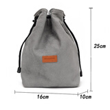 摄影大师 SHEYDSHI适用于微单相机包 单反保护套内胆包收纳袋 佳能M6索尼富士尼康 灰色大号绒款无