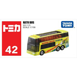 多美（TAKARA TOMY）多美卡合金车模型仿真小汽车红白盒系列 观光巴士#42