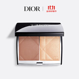 迪奥DIOR双色腮红高光盘100 修容提亮彩妆化妆品 生日礼物送女友