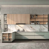 京东全屋定制不锈钢橱柜定制家具套餐3.5米地柜+3.5米台面+2米吊柜+3付抽屉