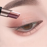 西子朵朵三色眼影棒高光修容腮红渐变眼影笔珠光细闪防水防汗不晕染不脱色 02-桃夭暮云【粉色复古】