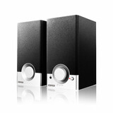 漫步者（EDIFIER） R18T 电脑音箱 2.0木质小音响 多媒体笔记本台式机游戏重低音音箱 黑色