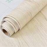 菲客木纹贴纸带胶墙贴纸自粘衣柜桌面旧房门家具翻新贴窗户家具翻新贴 白枫木纹 60厘米宽X5米长