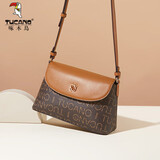 啄木鸟（TUCANO）包包女款2025年单肩斜挎包时尚印花包大容量女包生日礼物送妈妈