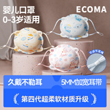 爱科医疗儿童3D立体婴儿口罩0-6个月宝宝6-12新生儿1-2-3岁秋冬杯型 