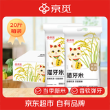 京觅猫牙米 20斤 南方籼米 丝苗米 5kg*2袋箱装