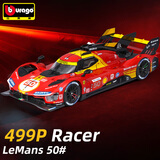 比美高（Burago） 1:24汽车模型法拉利499P勒芒冠军赛车合金车模男孩玩具礼物