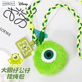 迪士尼手机挂饰零钱包蓝牙耳机包耳机套收纳包钥匙扣挂件包 大眼仔