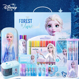 迪士尼（Disney）文具套装 艾莎公主绘画学生文具礼盒72件套 小学生学习奖品开学大礼包女孩生日礼物