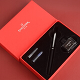 sheaffer钢笔 VFM系列 书法练字墨水笔 商务办公签字笔 磨砂黑钢杆F尖