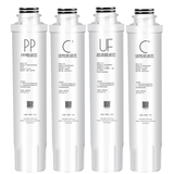 金线泉 滤芯适用美的净饮水机JD1256S-NF/JD1359S-NF JD1258S 1358滤芯 超滤型PP棉+CI+CII+UF（机器无废水箱）