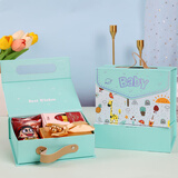 大白兔喜饼满月伴手礼喜蛋礼盒310g宝宝满月回礼诞生百日宴周岁卡通礼盒