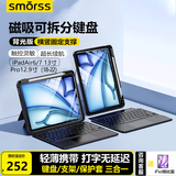 Smorss适用2024款苹果iPad Pro12.9蓝牙妙控键盘13英寸平板支架保护套壳带笔槽【横竖屏磁吸分离式】