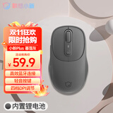 联想（Lenovo）小新无线蓝牙充电鼠标Plus暮霭灰 人体工学设计商务办公轻音便携 笔记本平板通用 M3单蓝牙