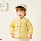 巴拉巴拉儿童羽绒服三防衣服轻薄棒球领外套男女童装2025新款秋冬装碎花萌