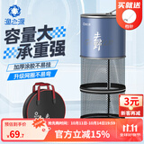 渔之源 新款鱼护野钓专用新型钓鱼网兜黑坑活鱼袋渔护小鱼户涂胶防挂 35cm 2.5m 【野钓推荐】多功能鱼护-送挡针
