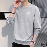耐克（NIKE）卫衣男士2026秋冬季新款运动服装圆领上衣休闲套头衫跑步保暖长袖 法式毛圈/柔软顺滑【热推】晒图退5/刺绣logo M 【170】体重110~130斤左右