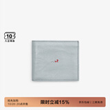 个乐经典轻奢真皮童趣女士钱包两折卡夹卡包女士女款情侣礼物 雾霾蓝（木马) F