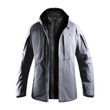 龙牙（Dragon Tooth）【张译同款】龙牙雷神三合一五代冲锋衣男户外防风保暖冬防寒外套 幻影灰 M 175/108A