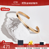 丹尼尔惠灵顿（DanielWellington）dw手镯男女 经典开口情侣手镯时尚饰品 生日礼物送女友 玫瑰金小号 DW00400003