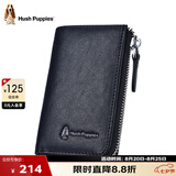 暇步士（Hush Puppies）钥匙包男高端植鞣皮车钥匙包牛皮卡包钱夹休闲证件包七夕礼物