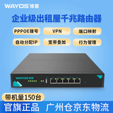 维盟（wayos） 千兆路由器出租屋80用户有线企业级路宽带上下行叠加由智能限速宽带叠加异地组网550 企业千兆路由器