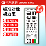 慧安明视力表挂图 视力测试表家用儿童测眼睛近视字迹清晰红绿散光检测
