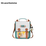 Mr.ace Homme蜜蜂系列 日系斜挎包女学生单肩包剑桥日常通勤手提包 小蜜蜂系列