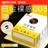 陌陌白金双享避孕套超薄003裸感防脱2只玻尿酸免洗安全套计生用品