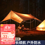 原始人（The Primitive） 户外露营灯野营照明氛围天幕帐篷灯串led超长续航装饰用品串灯带 10米80灯-白色磨砂球（电池款）