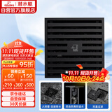 潜水艇（Submarine）BTK50-10黄铜烤漆黑色地漏卫生间淋浴防臭地漏 大排量地漏50管径