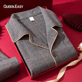 QUEEN.EASY棉睡衣男秋冬季男士家居服 送男友老公爸爸居家服柔软有弹性