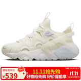 耐克NIKE女子休闲鞋气垫HUARACHE秋款运动鞋DQ8031-101顶峰白色42码