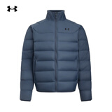 安德玛（Under Armour）UACore男子轻质运动休闲短款鸭绒羽绒服6010876 暴雨灰044 XL 建议拍大一码